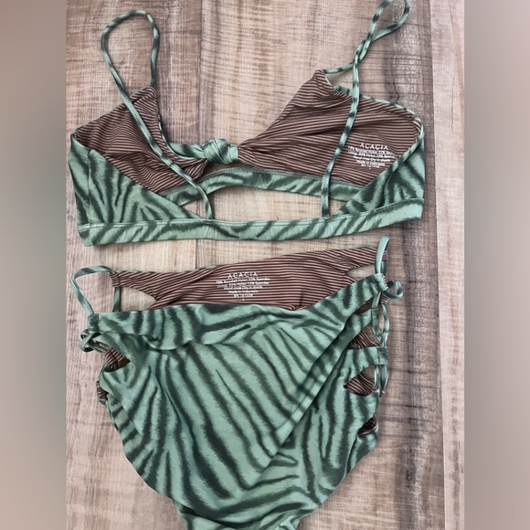 Acacia Swim Set, L, Tali Top & Queens Bottom in Savanna - Picture 3 of 5